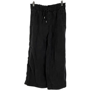 LOFT Emory Wide Leg Pants Pull on Size Small Drawstring Elastic Waist Lyocell